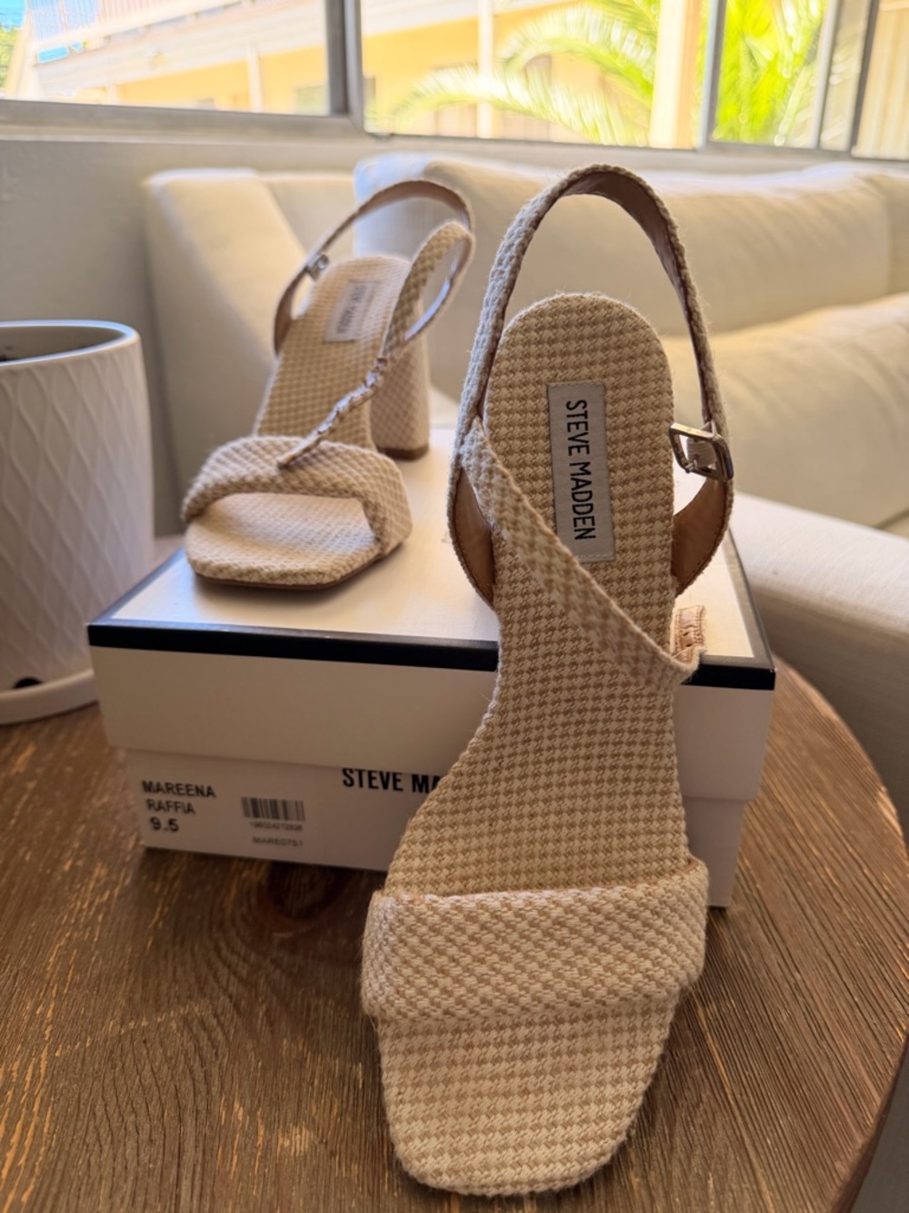 Steve Madden Beige High Heels